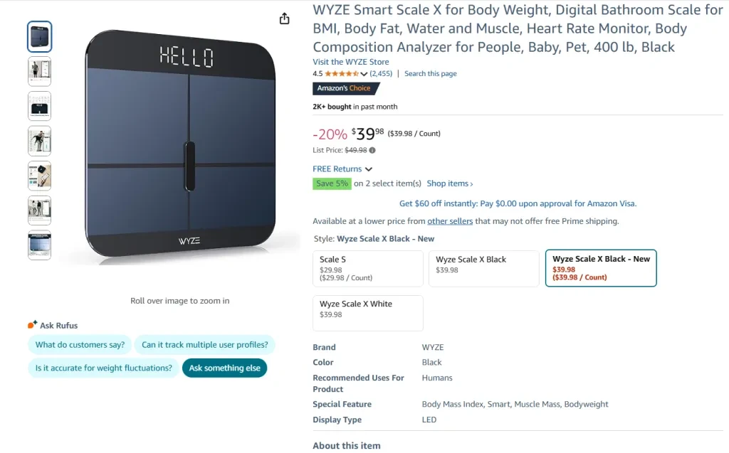 baby scale