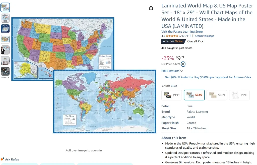 wall maps