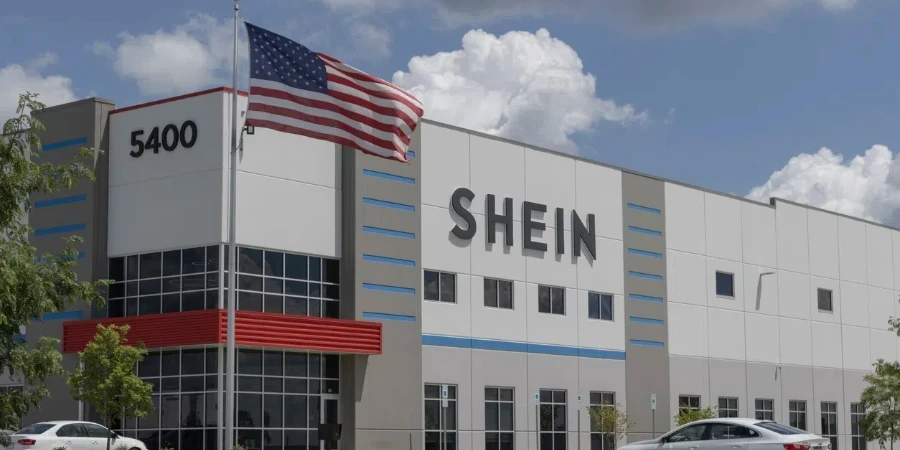 A Shein distribution center in the US