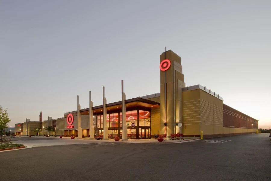 A huge Target retail store in Gilroy