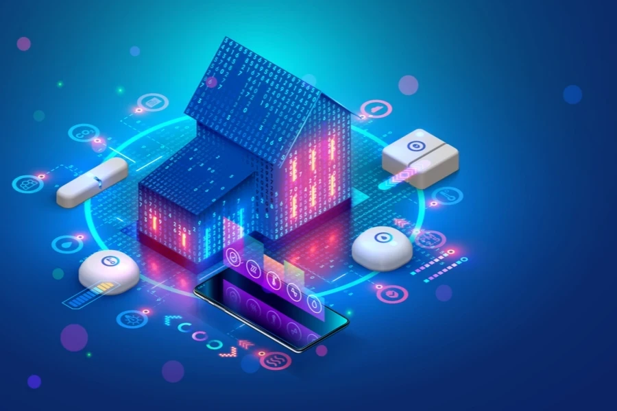 A smart home connected by wireless technologies
