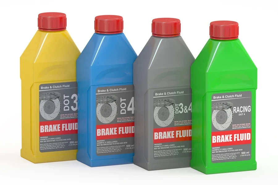 Different types of brake fluid