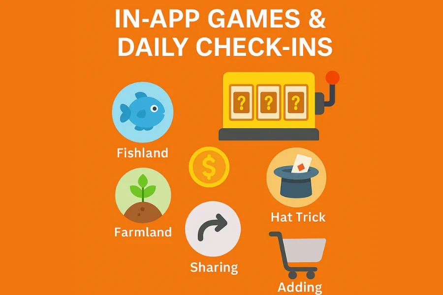 Earning tokens on Temy by playing mini-games