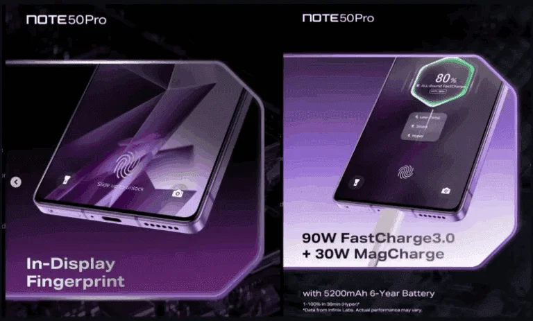 Infinix NOTE 50 Performance Meets