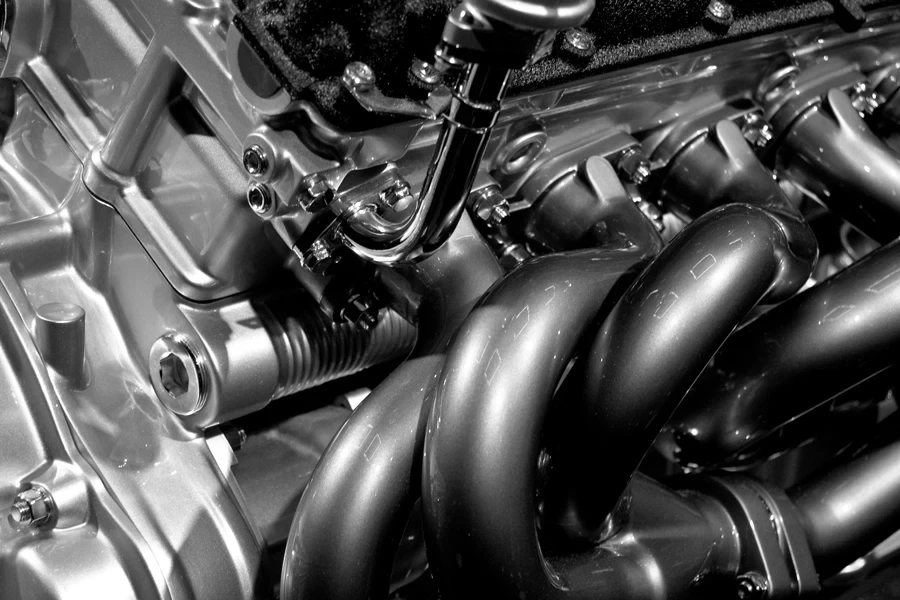 Stock photo of an engine