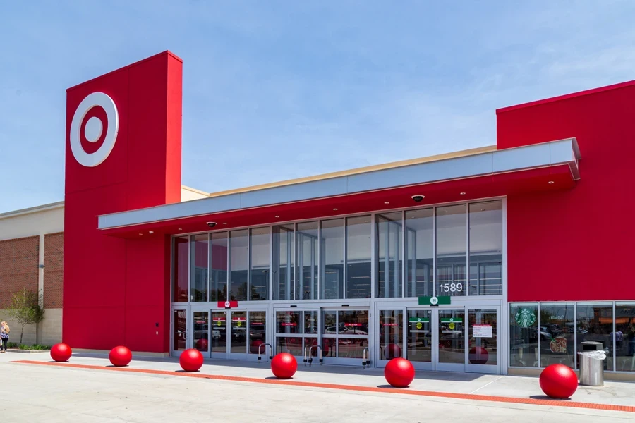 The front of a Target retail store