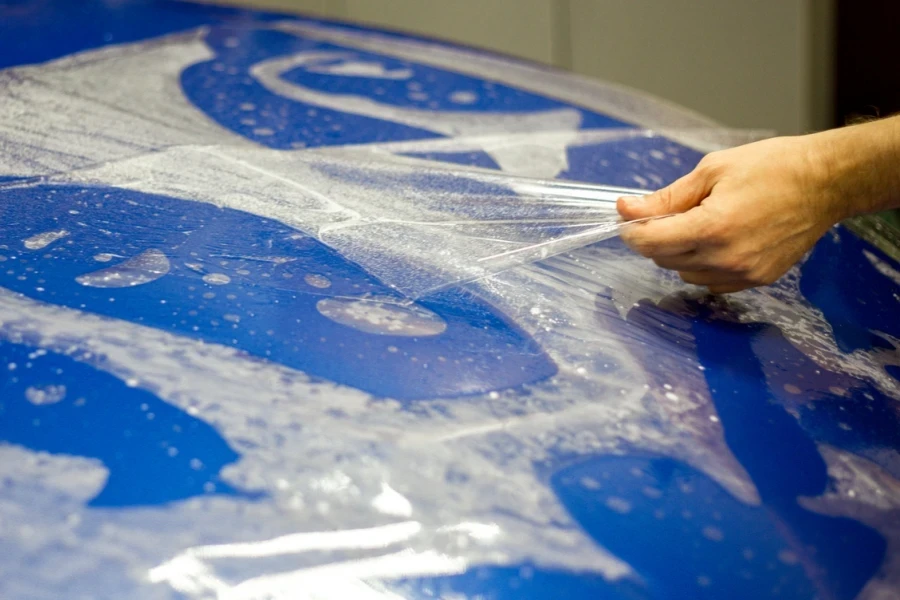 The process of installing a PPF on a car
