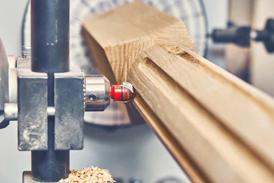 Wood Lathe in Manufacturing Process