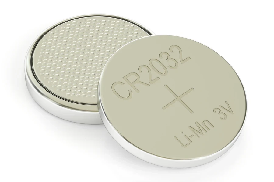 two key fob button cell batteries