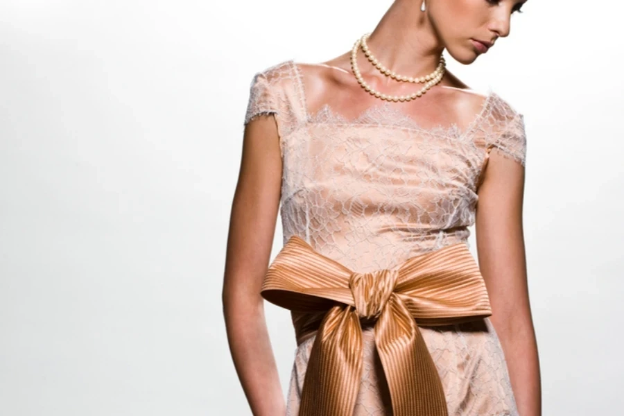 A ballet-inspired bow dress