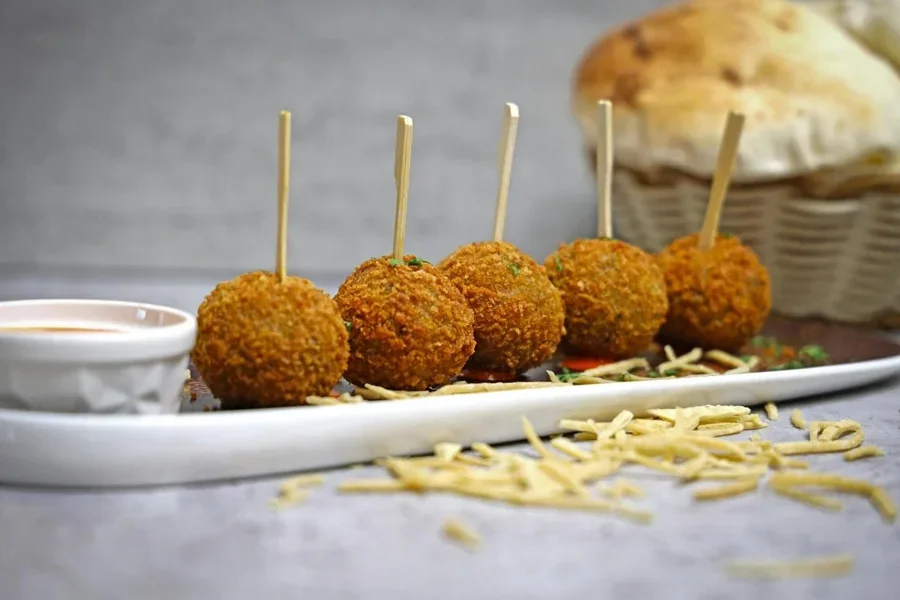 A group of food on a plate