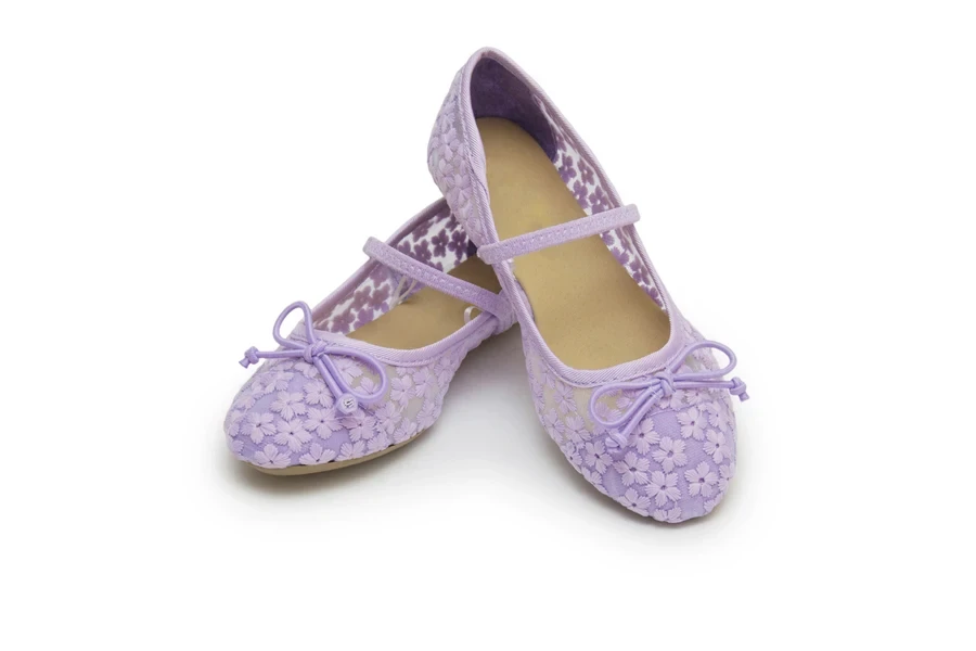 A photo of Mary Jane mesh flats