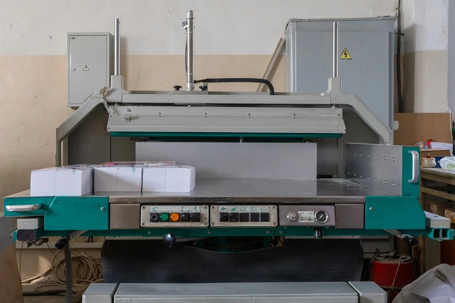 An industrial die cutting machine