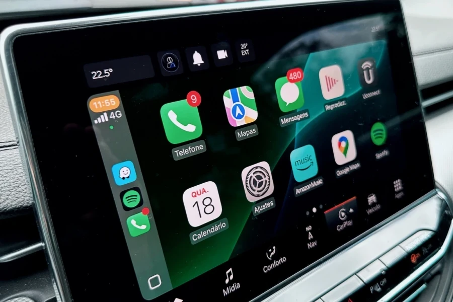CarPlay applications on a car’s multimedia center