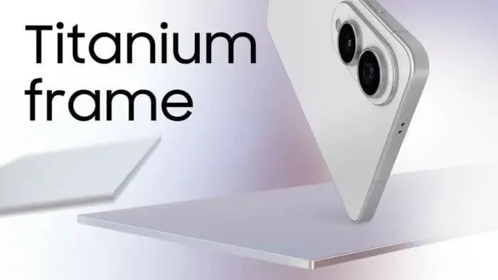 Titanium frame