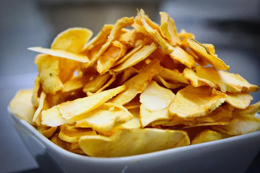 A bowl of dehydrated potatoes