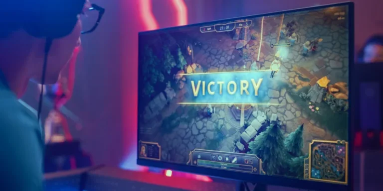 Una foto de un monitor de juegos
