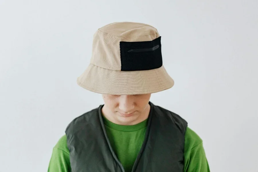 Boy Wearing a Bucket Hat