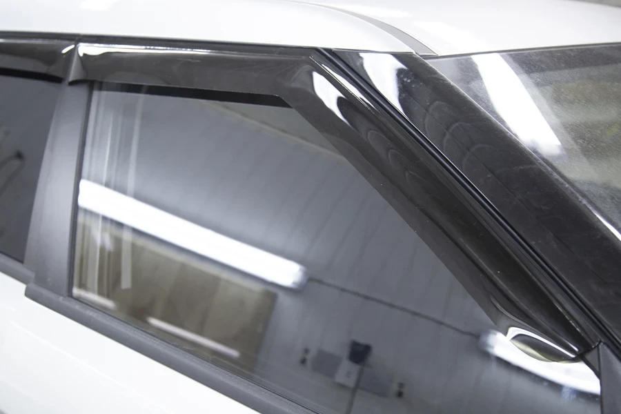 Deflectors for side Windows of the car