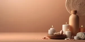Illustation of products used in a spa