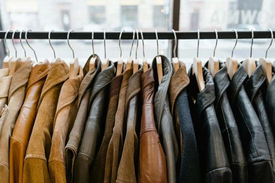 Jackets on Hangers