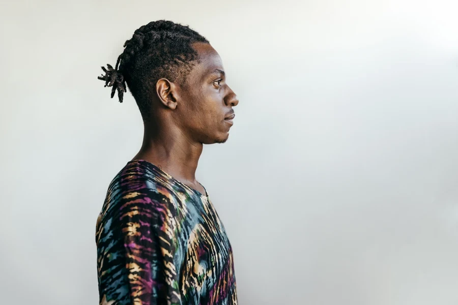 Man with Fulani braids