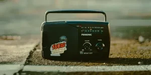 Shallow Focus Photo of an Old Radio