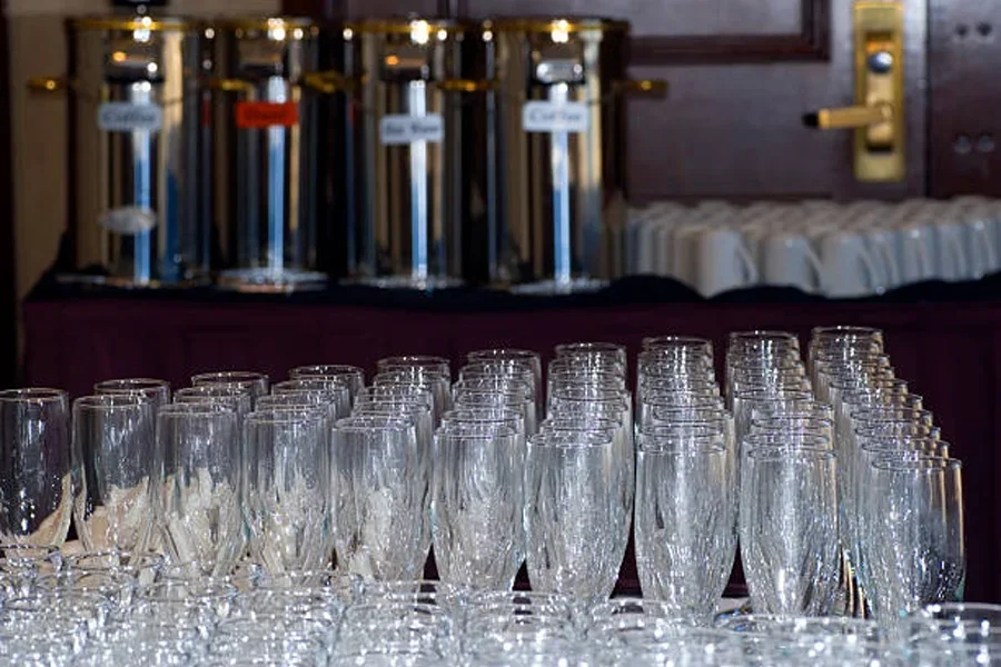 Stainless steel coffee urns