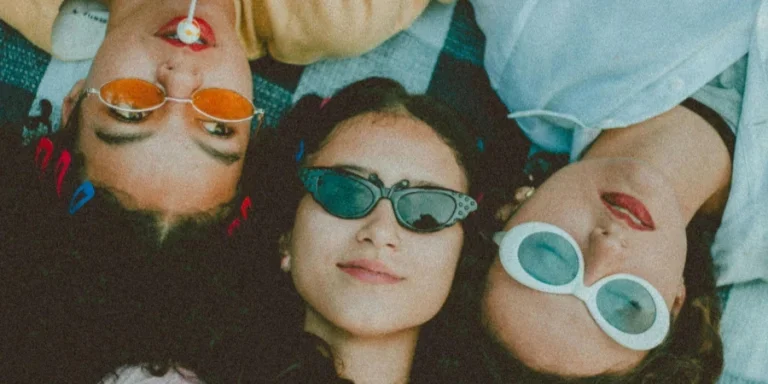 Woman Wearing Black Sunglasses