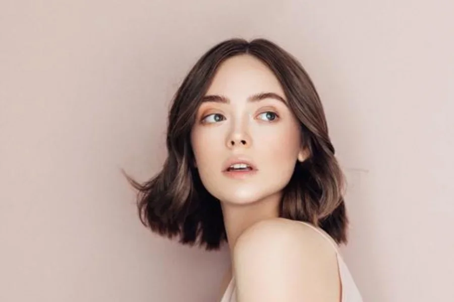 Woman with Beautiful Hair
