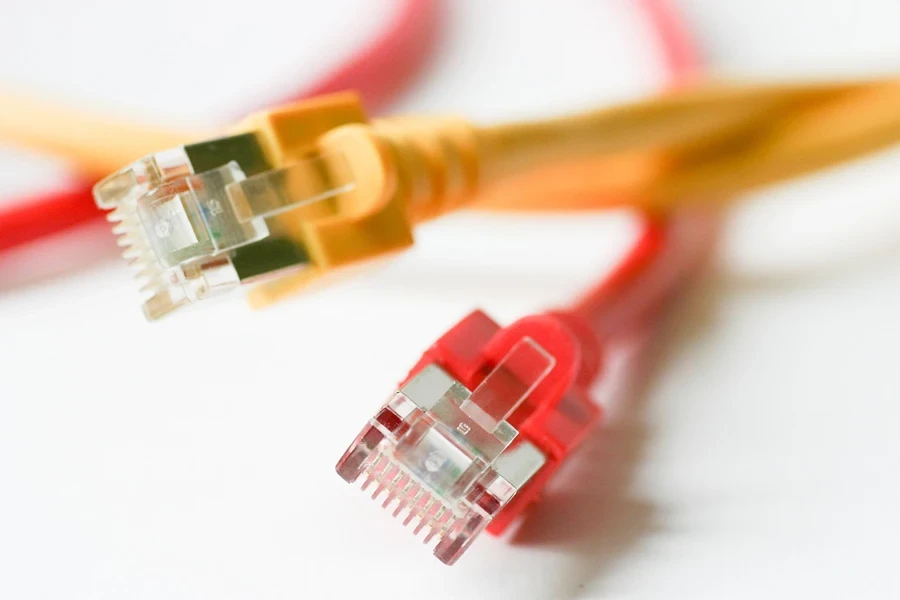 cable, technology, red