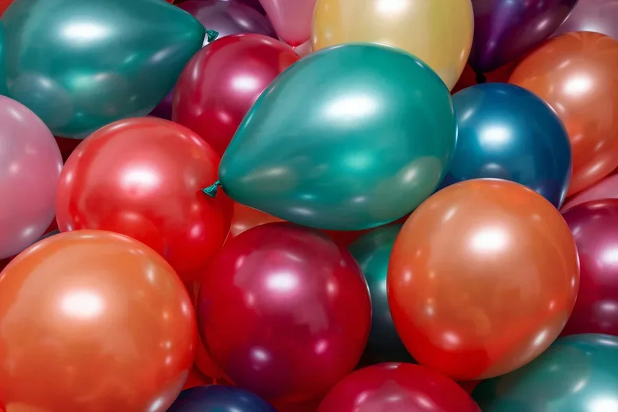 Ballons multicolores