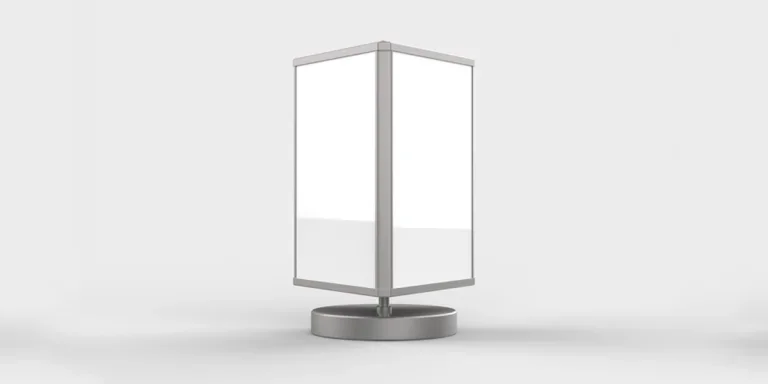 عرض ثلاثي الأبعاد لحامل عرض دوار