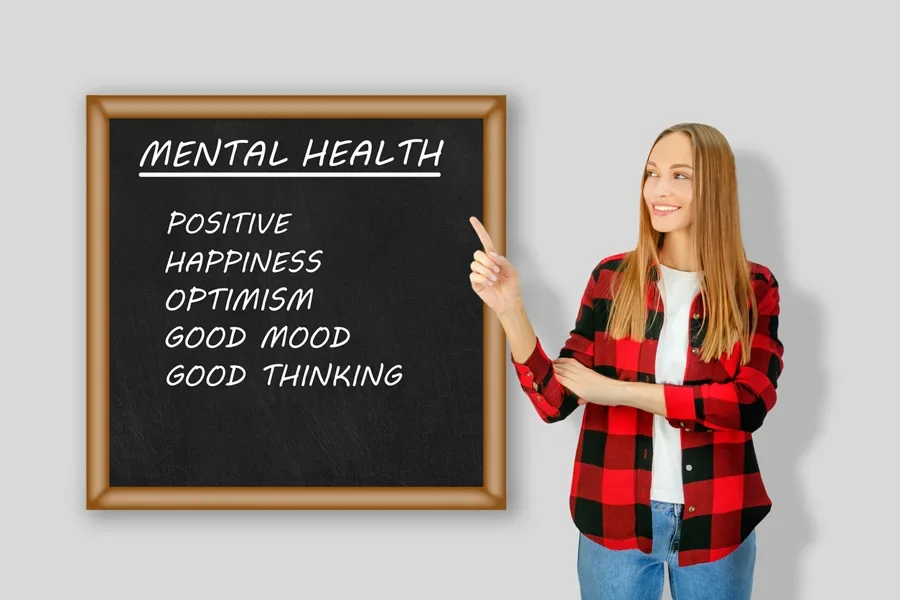 Une dame parle de santé mentale