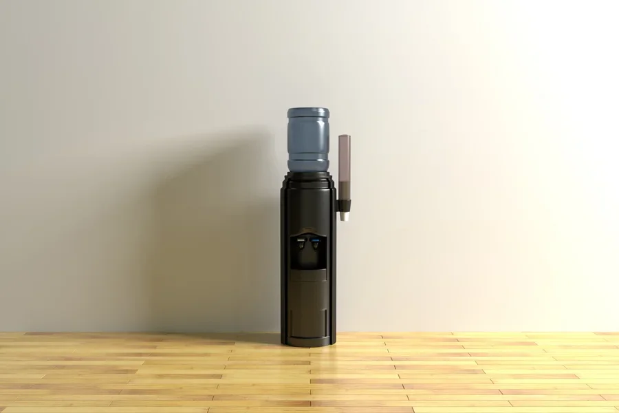 A top-loading floor dispenser
