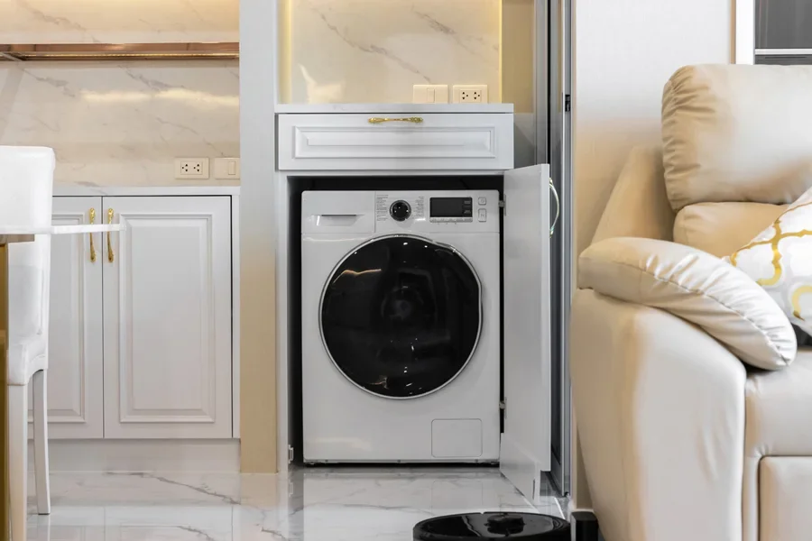 A washer dryer combo machine