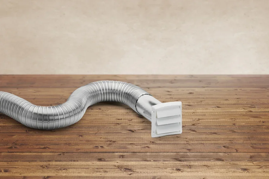 Un kit di sfiato per asciugatrice interna