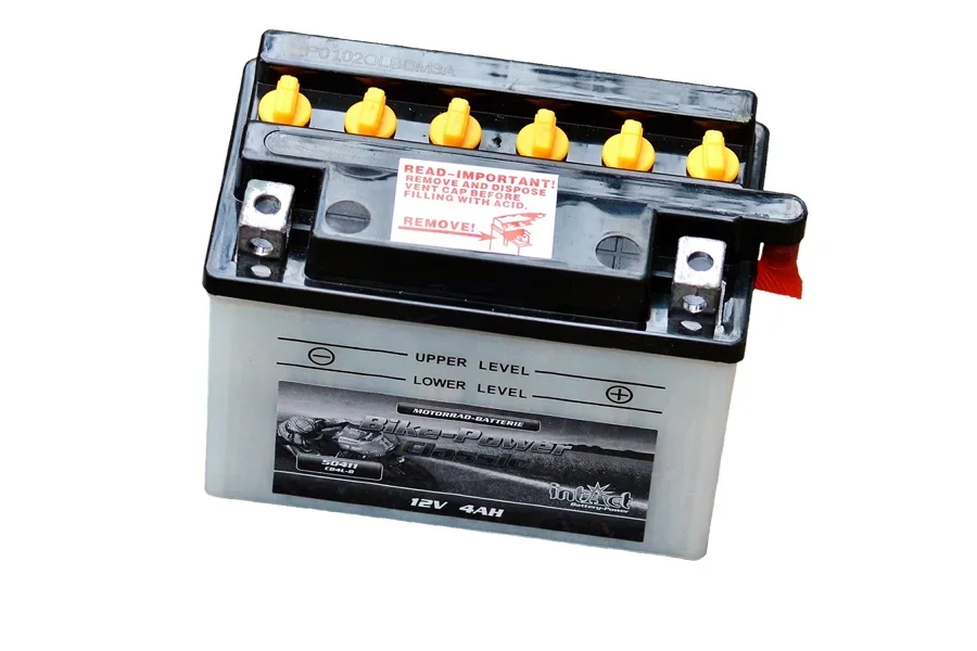 Gros plan d'une batterie