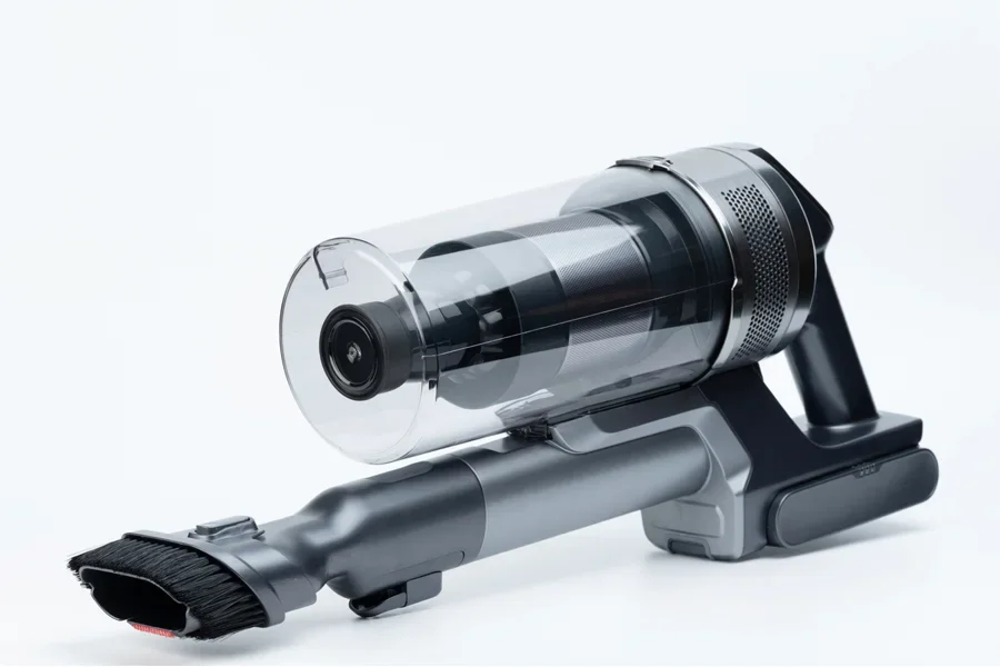 Nahaufnahme eines Stabstaubsaugers