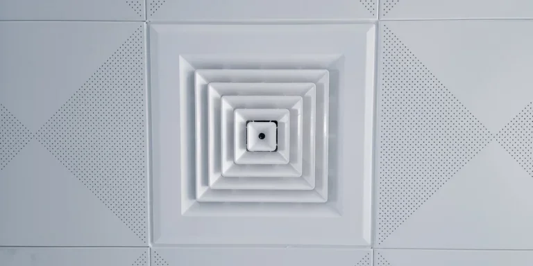 Close up of a ventilation panel