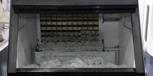 製氷機の中の氷