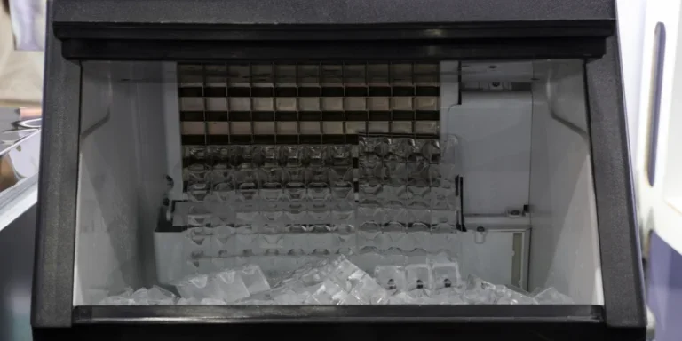 Кубики льда в льдогенераторе