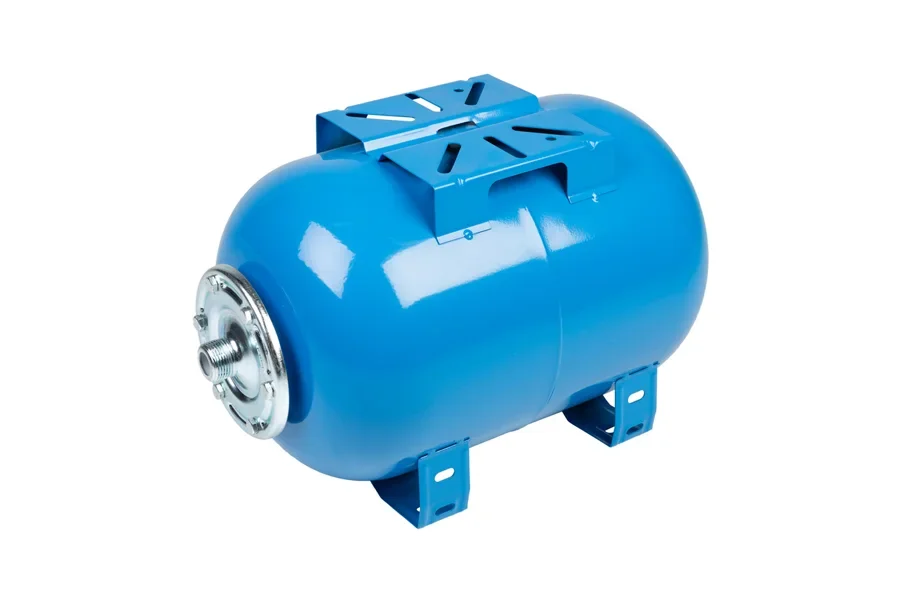 Light blue mini gas cylinder