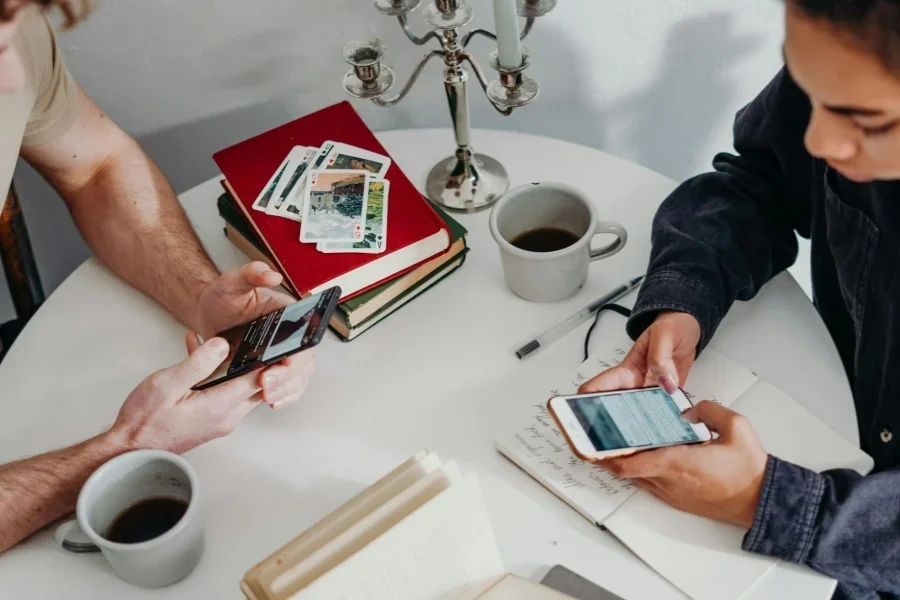 Round Table and White Table Cloth
