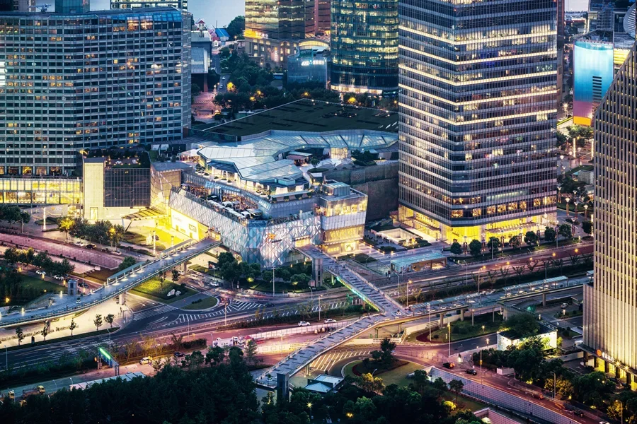 Shanghai, China - Modern shopping mall
