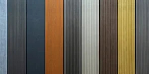 WPC sheets in different colors and shades