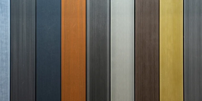 Листы ДПК разных цветов и оттенков