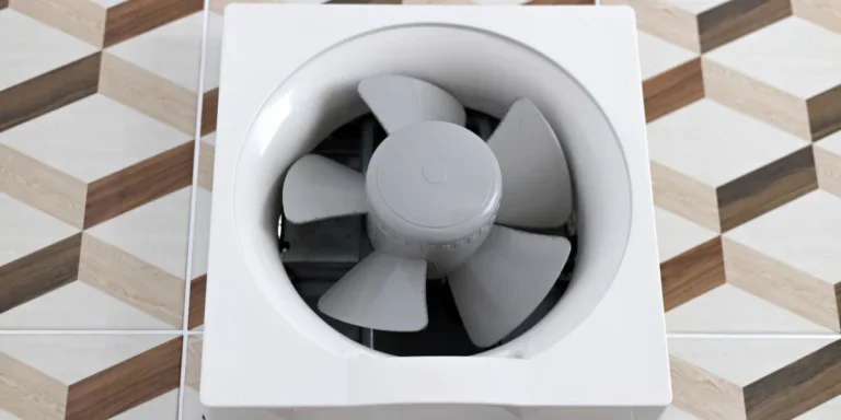 Ventilador de ventilación de plástico blanco