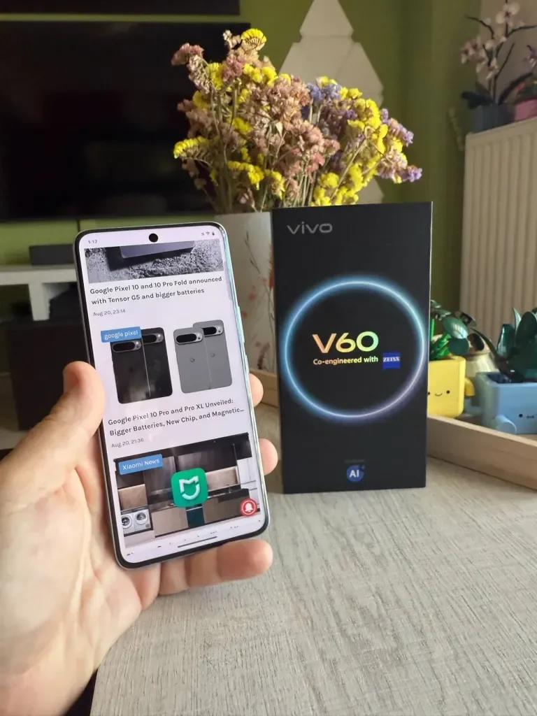Обзор Vivo V60: рекордсмен по времени автономной работы и возможности ...