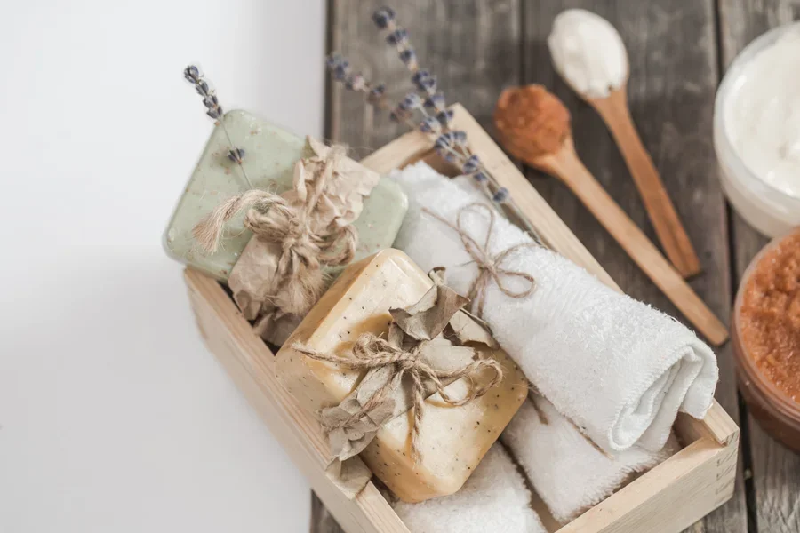 Набор для спа-мыла Aleppo в деревянной коробке